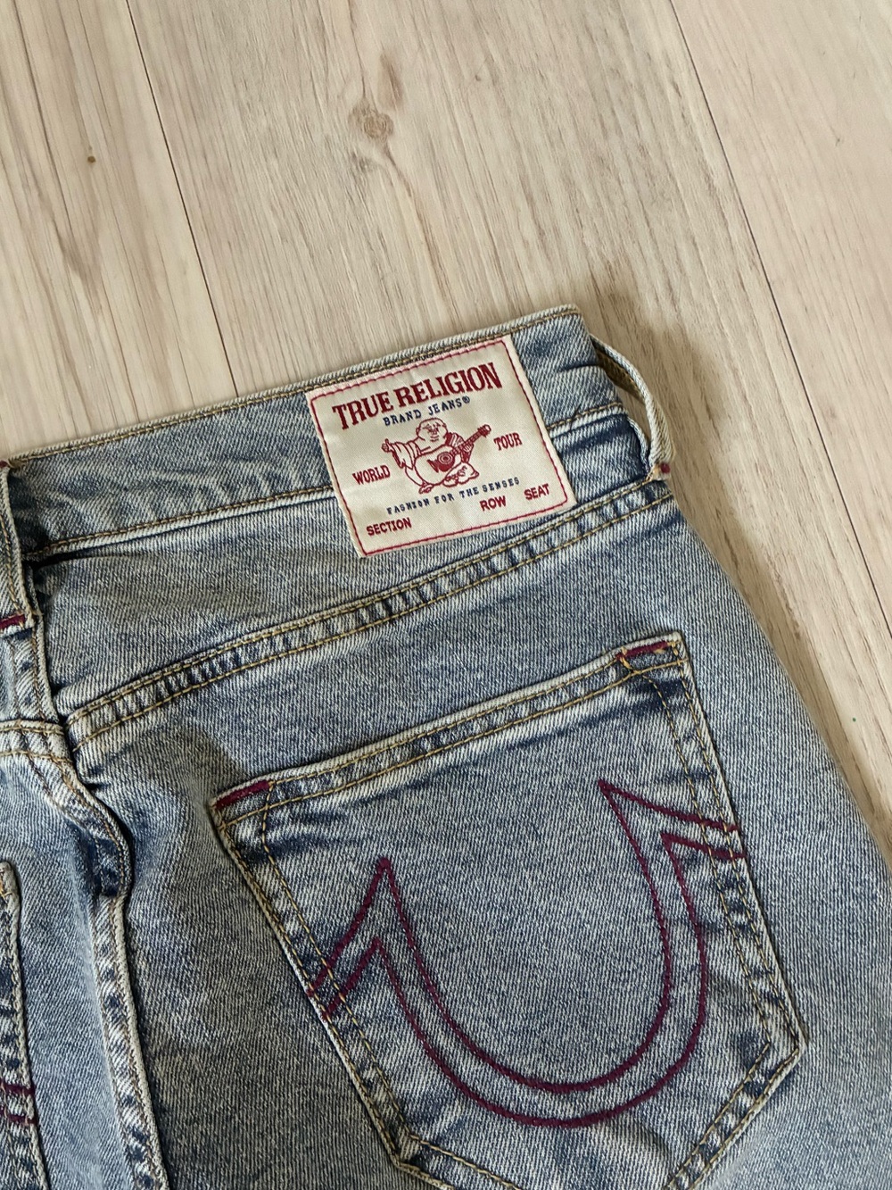 True Religion Rocco Moto Stitch Skinny Jeans